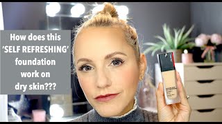 SHISEIDO Self Refreshing Foundation Review for Over 40 Dry Skin [upl. by Llorrac]