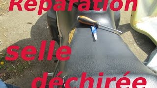 Réparation selle déchirée [upl. by Diao]