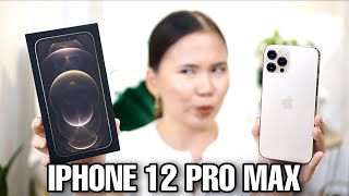 iPHONE 12 PRO MAX GOLD IS IT WORTH THE HYPE [upl. by Tufts]