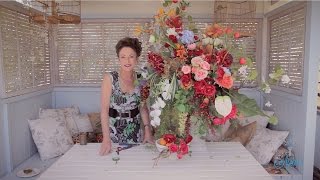 Flemish Fruit and Flower Arrangement Floristry Tutorial [upl. by Anselmi]