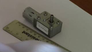 Testing JGY370 geared motor [upl. by Rett]