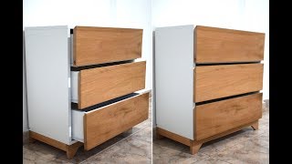 COMO HACER Y COLOCAR CAJONES CAJONERA  PROYECTO MUEBLE [upl. by Arekahs]