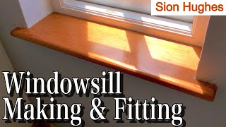 How to make and fit a windowsill [upl. by Grissom]