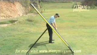 Golf explanation of swing plane [upl. by Lehcear]