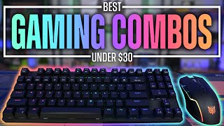 Top 5 Gaming Keyboard and Mouse Combos under 30 [upl. by Acirej]