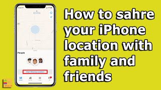 How to share your iPhone location with family or friends using Find My app [upl. by Ahtamat]