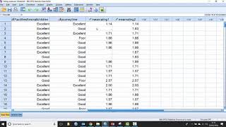 How to combine variables in SPSS Statistics [upl. by Arreip]