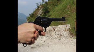 Webley MkVI vs Enfield No2 Mk1  Range [upl. by Valerian]