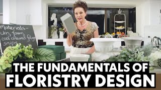 The Fundamentals of Floristry Design Tutorial [upl. by Enriqueta]