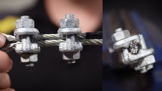 How To Use Wire Rope Clips [upl. by Spiros582]