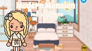 4 CUTE BEDROOM DESIGN IDEAS 😍💛TOCA LIFE WORLD MODERN MANSION [upl. by Peggi]