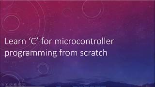 New course  Embedded C programming for beginners [upl. by Suneya]