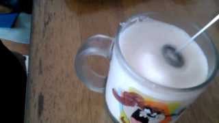 Aerolatte Review Frothing Cold Milk In Under 1 Minute [upl. by Mcmurry]