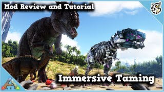 Immersive Taming Mod  Tutorial  Review  Ark Survival Evolved [upl. by Bendicta]