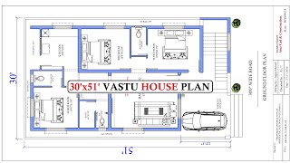 3Bhk WEST FACING HOUSE PLAN WITH CAR PARKING [upl. by Dymphia]