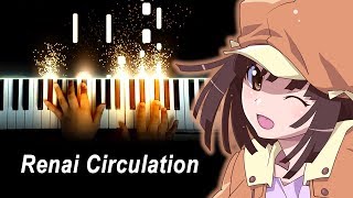 “Renai Circulation”  Kana Hanazawa – Bakemonogatari OP 4 Piano [upl. by Ahsilat]