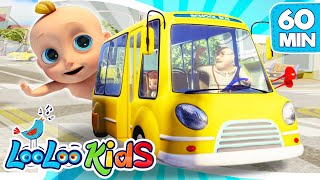 The Wheels On The Bus  S2EP74 Musical Adventure Collection  LooLoo Kids Songs for Kids [upl. by Ellerd419]